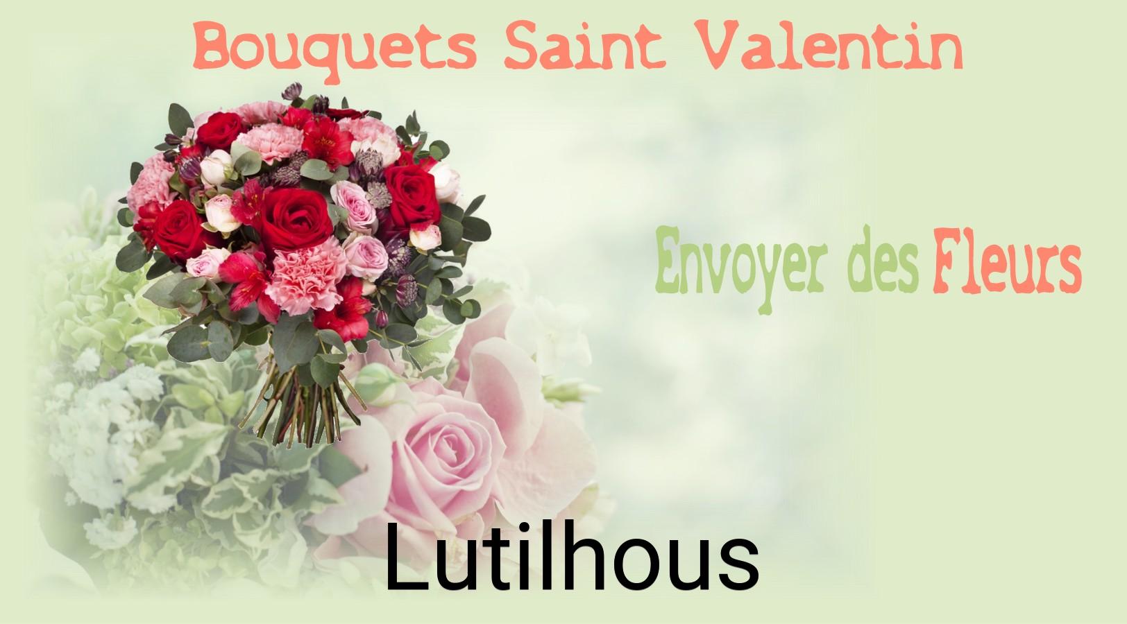 Roses de Saint-Valentin livrées à Lutilhous